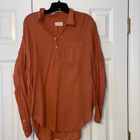 Lou and Grey Tunic Length Collared Blouse - Picture 1 of 1